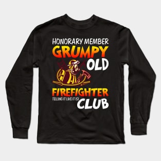 Honorary Member Grumpy Old Firefighter Cub T-shirt Long Sleeve T-Shirt